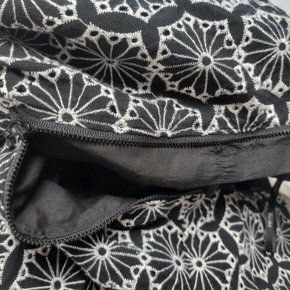 Bardot Twist Black White Floral Strapless Wide Leg Jumpsuit – Size 4 (XS) NWT - Picture 13 of 16